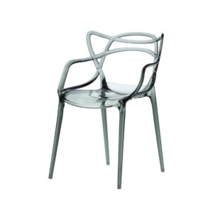 green acrylic dining chair
